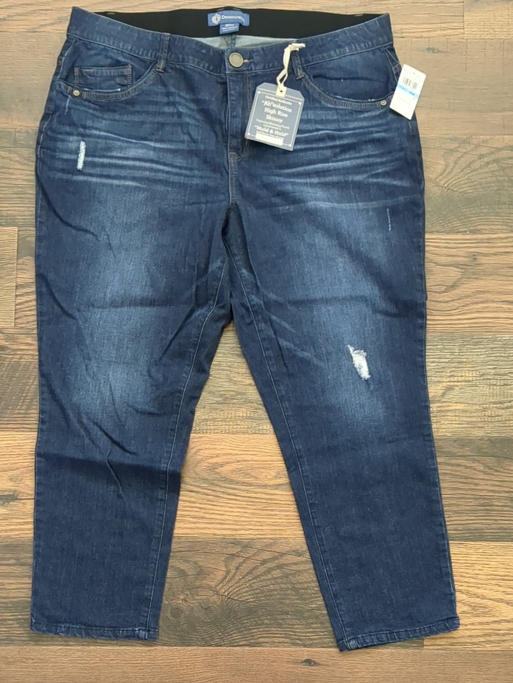 Democracy Womens Absolution High Rise Skinny Jeans, Size 20W, New NWT